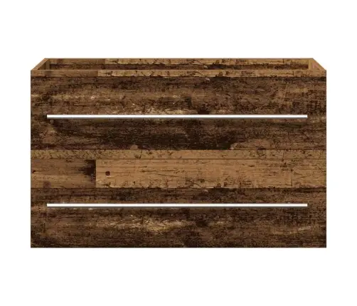 Vannas Istabas Izlietnes Skapītis Vecs Koks 80 X 38.5 X 48 Cm Vidaxl