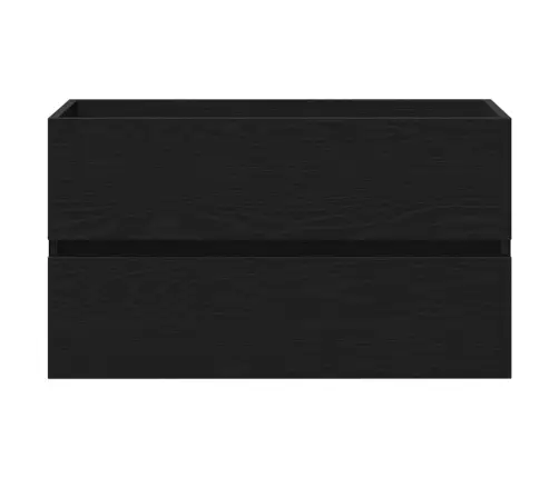 Vonios Kriauklės Spinta Juodas Ąžuolas 80 X 39 X 62 Cm