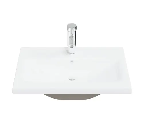 Izlietnes Skapītis Ar Iebūvētu Izlietni Melnā Ozola Inženierijas Koks Vidaxl