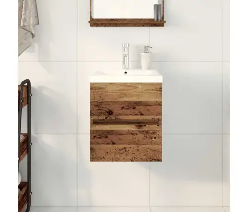 Vonios Kriauklės Spinta Juodas Ąžuolas 80 X 39 X 62 Cm