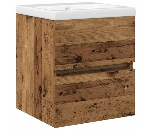 Vonios Kriauklės Spinta Juodas Ąžuolas 80 X 39 X 62 Cm