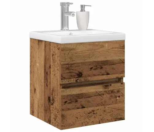 Vonios Kriauklės Spinta Juodas Ąžuolas 80 X 39 X 62 Cm