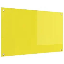 Virtuves Aizsargpanelis Dzeltena 100 X 60 X 0,6 Cm Vidaxl