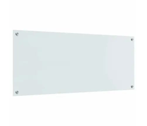Kögi Splashback Valge 120 X 50 Cm Karastatud Klaas