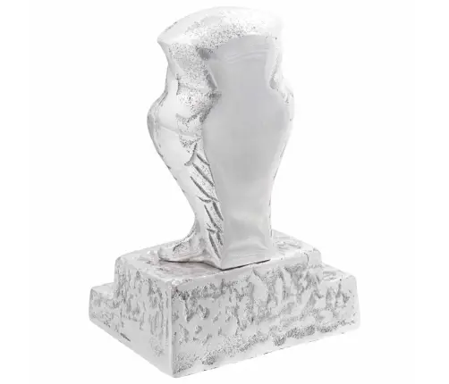 Knygų Atramos 2 Pcs Sidabro 12 X 9 X 19 Cm Aliuminis