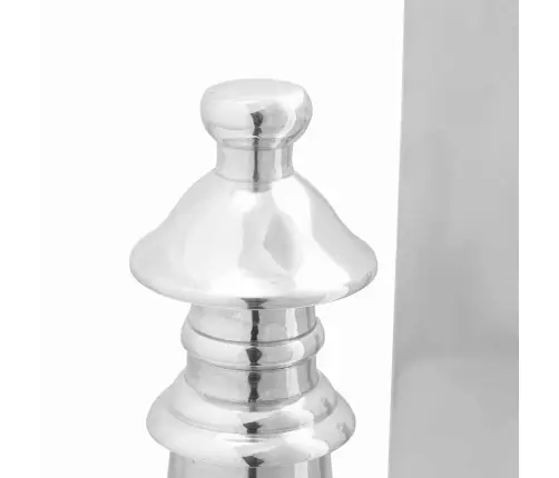 Grāmatu Turētāji 2 Gb Sudrabs 11X12X19,5 Cm Alumīnija Šahs Vidaxl