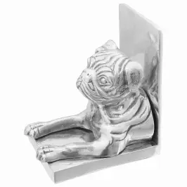 Raamatutoed 2 Pcs Hõbedane 12 X 15 X 18 Cm Alumiinium