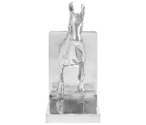 Raamatutoed 2 Pcs Hõbedane 11 X 14 X 25 Cm Alumiinium