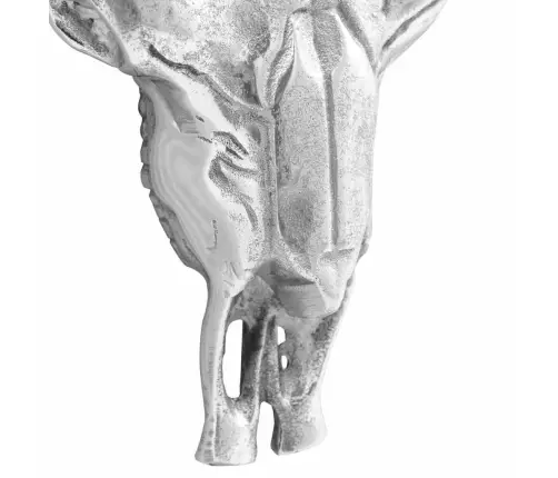 Pulli Kolju Hõbedane 53 X 11 X 40 Cm Alumiinium