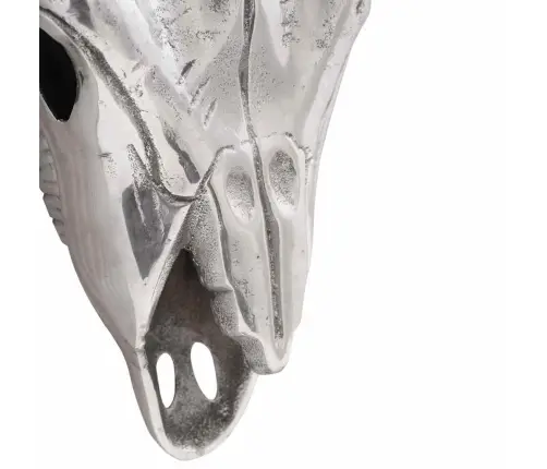 Bulių Kaukolė Sidabro 49 X 10 X 36 Cm Aliuminis