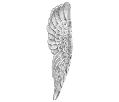 Sparnų Skulptūra Sidabro 31 X 5 X 91 Cm Aliuminis