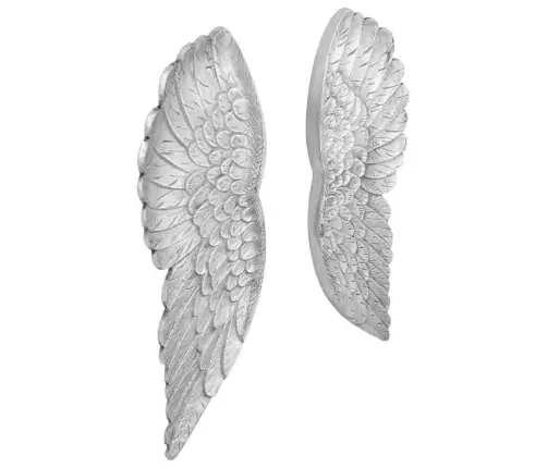 Tiibade Skulptuur Hõbedane 17 X 5 X 59 Cm Alumiinium