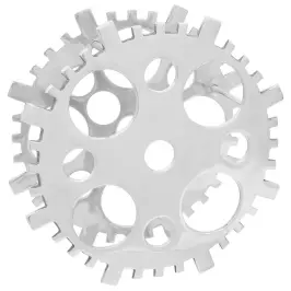 Vyno Stovas Sidabro 39 X 14 X 39 Cm Aliuminis