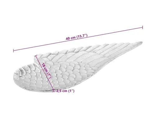 Augļu Grozi 2 Gab. Sudrabs 40X18X4 Cm Alumīnijs Vidaxl