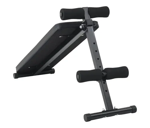 Istumispink Must 124 X 33,5 X 55 Cm Pulbervärvitud Teras