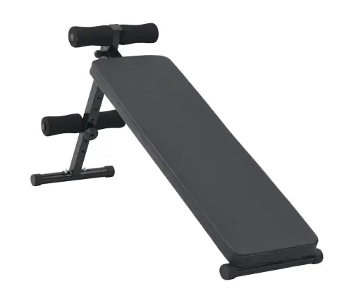 Istumispink Must 124 X 33,5 X 55 Cm Pulbervärvitud Teras