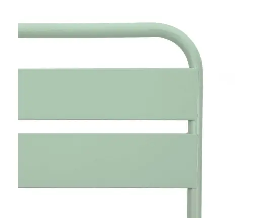 Saliekamie Dārza Krēsli 2 Gabali Gaiši Piparmētru 42X52X82 Cm Pulverkrāsots Tērauds Vidaxl