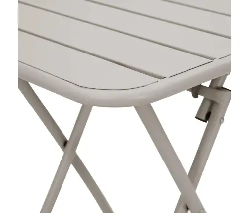 Bistro Stalas Smėlio 55 X 55 X 72,5 Cm Miltelinis Plienas