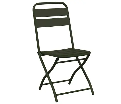 Bistro Komplektas 3 Pcs Tamsiai Žalia Plienas