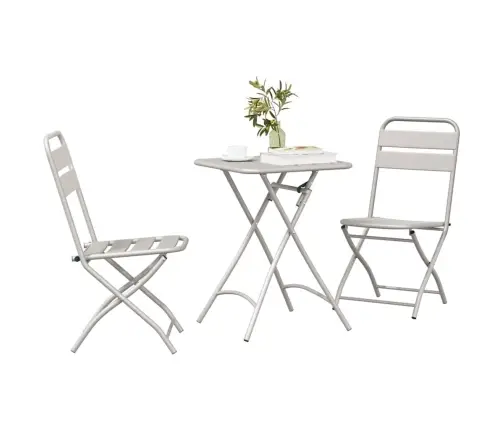 Bistro Komplektas 3 Pcs Smėlio Plienas