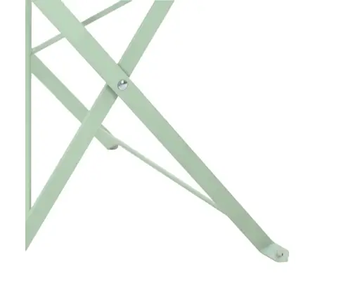 Sodo Sulankstoma Kėdė 2 Pcs Žalia 42 X 46 X 82Cm Plienas