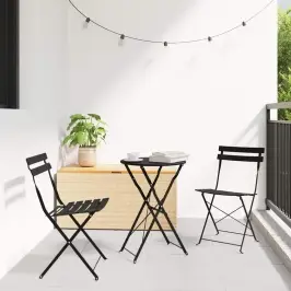 Dārza Saliekamais Krēsls 2 Pcs Antracīts 42 X 46 X 82Cm Tērauds Vidaxl