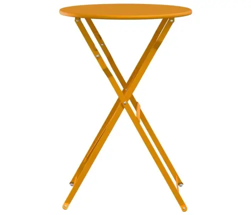 Bistro Stalas Garstyčių Ø50X71 Cm Miltelinis Plienas