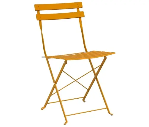 Kokkupandav Bistroo Komplekt 3 Pcs Sinepikollane Teras