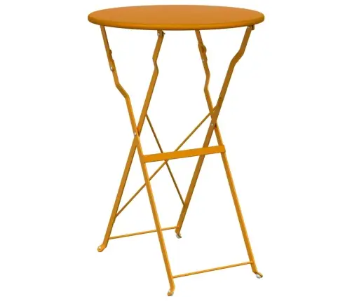 Kokkupandav Bistroo Komplekt 3 Pcs Sinepikollane Teras