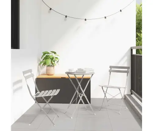 Kokkupandav Bistroo Komplekt 3 Pcs Beež Teras