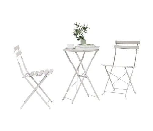 Kokkupandav Bistroo Komplekt 3 Pcs Beež Teras