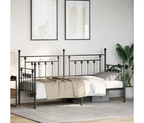 Voodiraam Peaga Must 75 X 190 Cm Teras