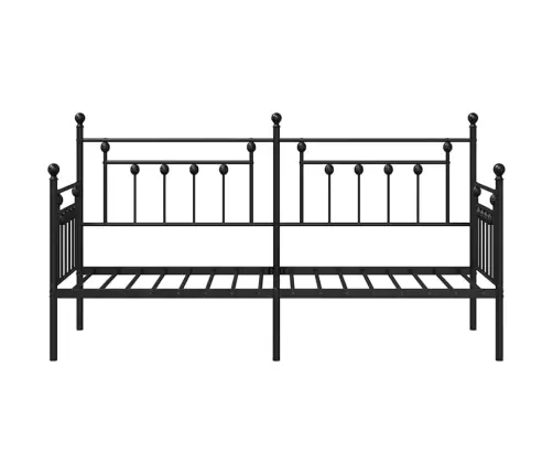 Gultas Rāmis Melns 80X200 Cm Tērauds Vidaxl