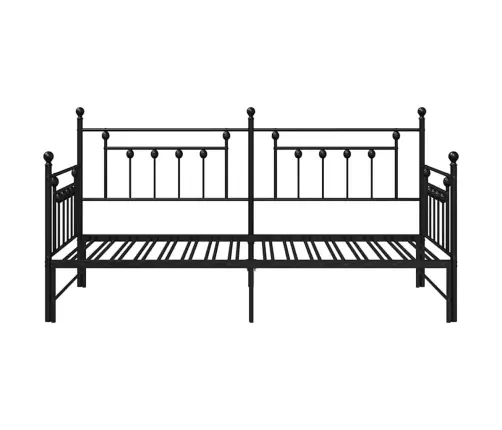 Voodiraam Peaga Must 90 X 190 Cm Teras