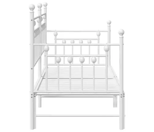 Dienos Lovos Rėmas Su Galvūgalio Balta 75 X 190 Cm Plienas