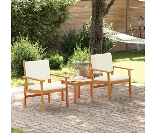 Dārza Krēsli 2 Gab. Ar Spilveniem Cietā Akācijas Koks Vidaxl