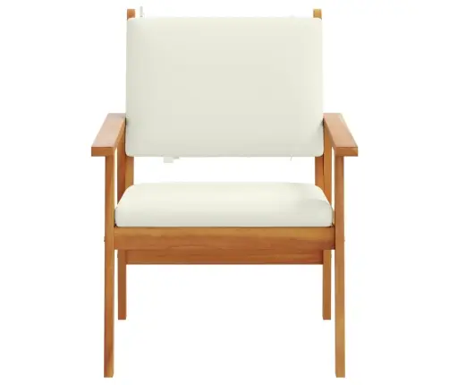 Dārza Krēsli 2 Gab. Ar Spilveniem Cietā Akācijas Koks Vidaxl