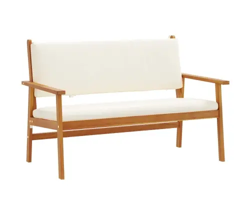 Aia Diivanikomplekt Padjaga 2 Pcs Kreemvalge Tugev Akatsiapuu