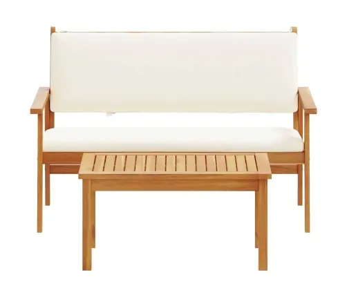 4 Daļu Dārza Dīvānu Komplekts Ar Spilveniem, Masīvkoks Akācija Vidaxl