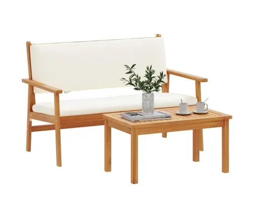 4 Daļu Dārza Dīvānu Komplekts Ar Spilveniem, Masīvkoks Akācija Vidaxl