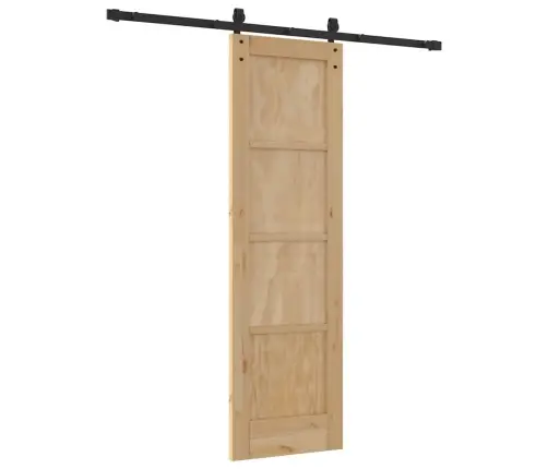 Slankios Durys Natūrali Ir Juoda 61 X 198,5 Cm