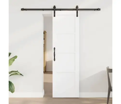 Slankios Durys Balta Ir Juoda 61 X 198,5 Cm