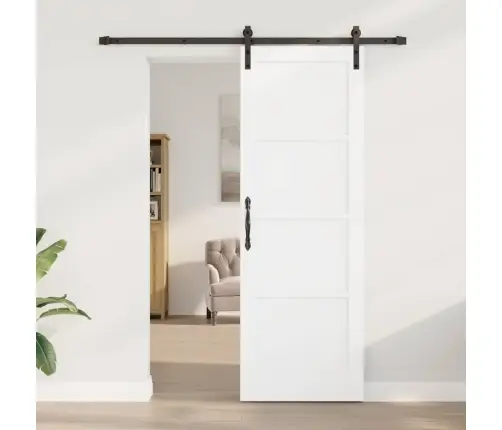 Slankios Durys Balta Ir Juoda 73,5 X 211 Cm