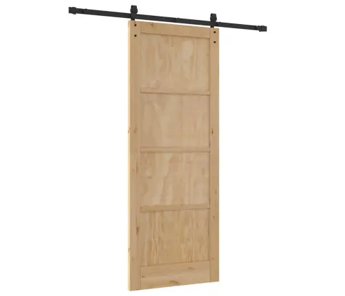 Libisev Uks Looduslik Ja Must 83 X 211 Cm