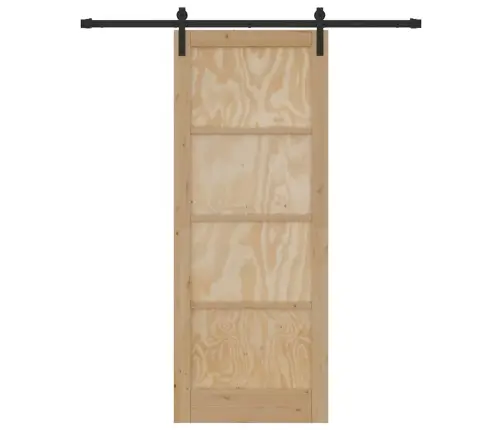 Libisev Uks Looduslik Ja Must 83 X 211 Cm