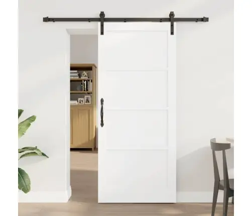 Slankios Durys Balta Ir Juoda 86 X 198,5 Cm