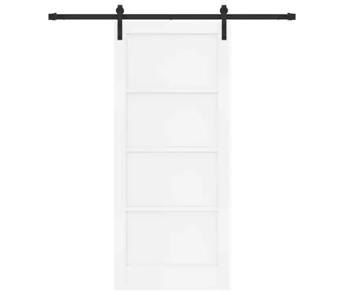 Slankios Durys Balta Ir Juoda 86 X 198,5 Cm