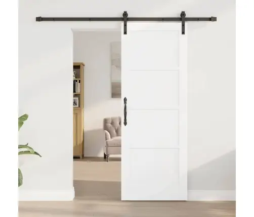 Slankios Durys Balta Ir Juoda 73,5 X 198,5 Cm