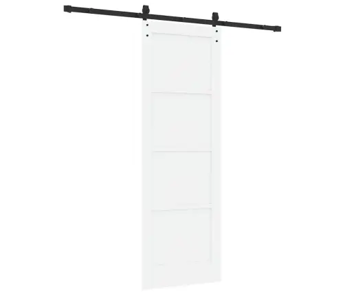 Slankios Durys Balta Ir Juoda 73,5 X 211 Cm