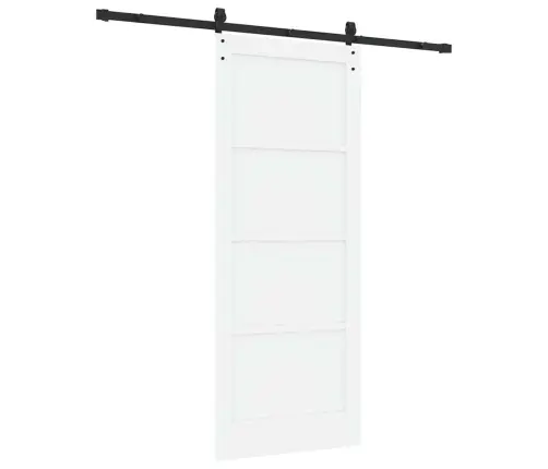 Stumdomos Durys Balta Ir Juoda 83 X 202 Cm